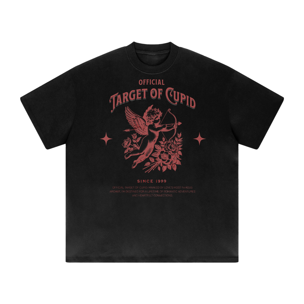 Official Target Of Cupid  Heavyweight  Loose Tee