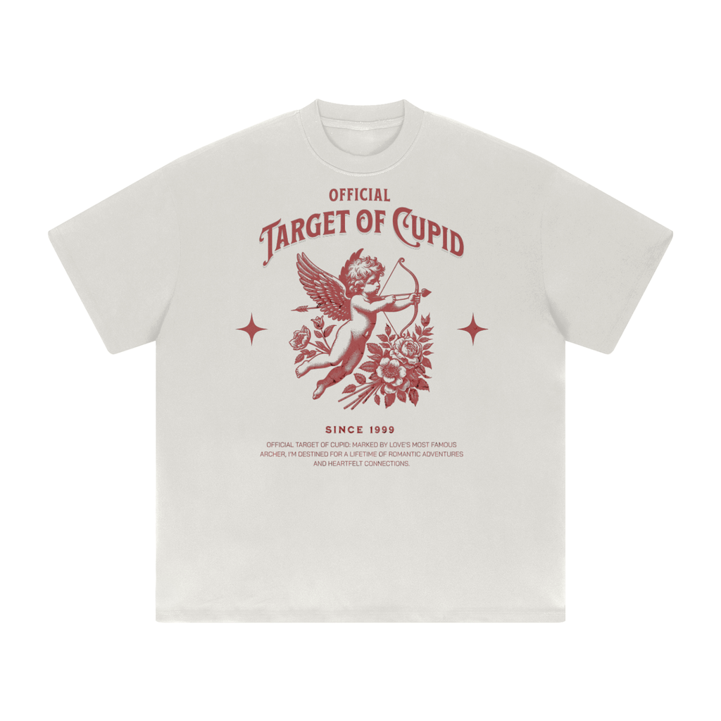 Official Target Of Cupid  Heavyweight  Loose Tee