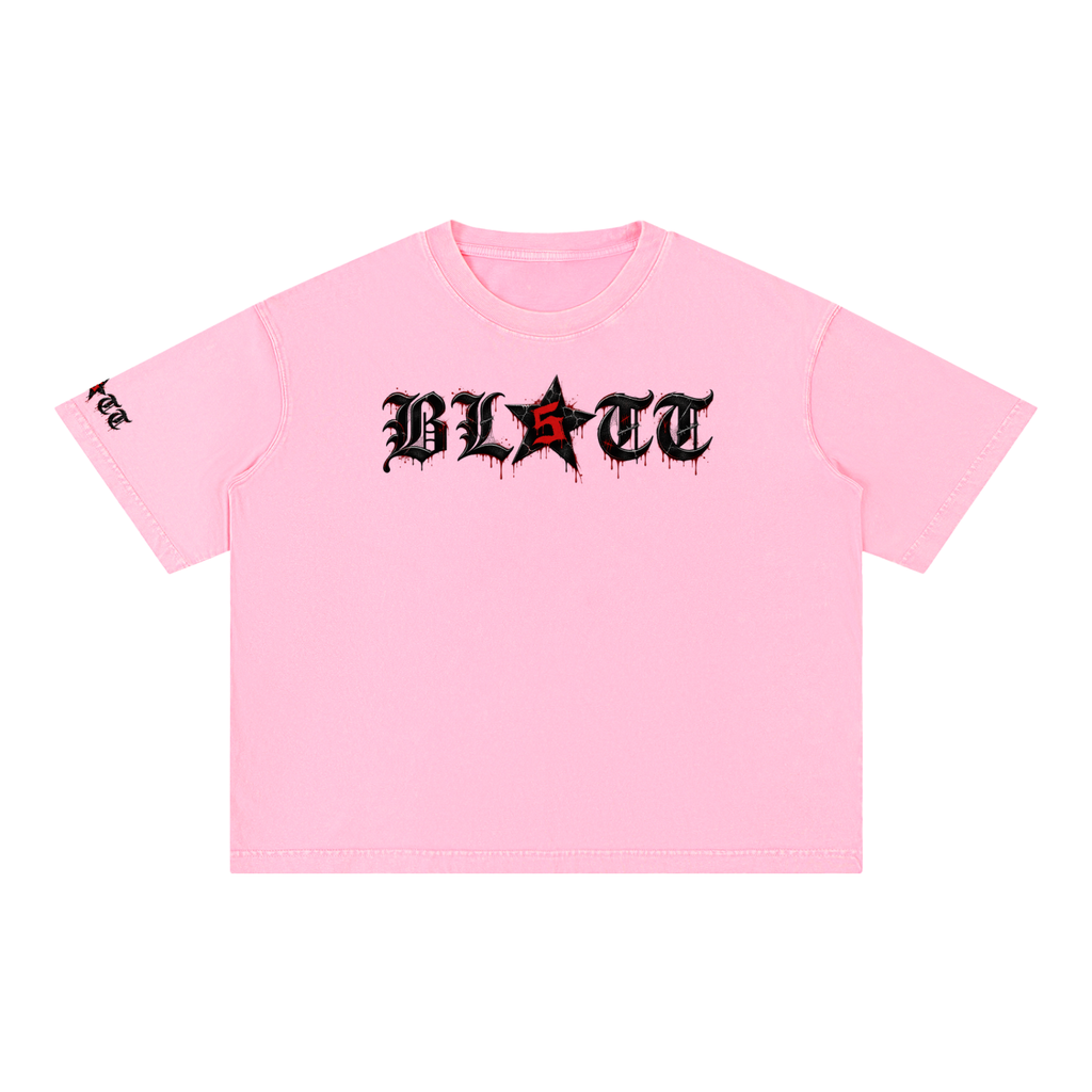 Mineral Wash Boxy Cotton T-Shirt