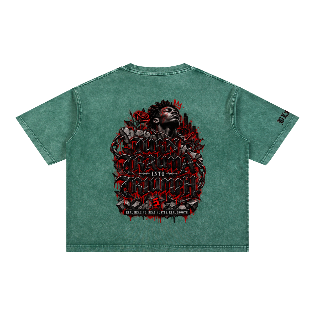 Mineral Wash Boxy Cotton T-Shirt