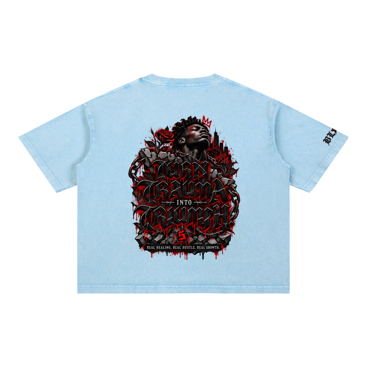 Mineral Wash Boxy Cotton T-Shirt