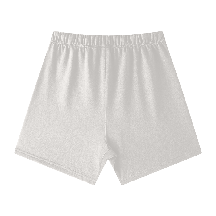 NO FAKE SMILE GIVEN Streetwear Unisex Heavyweight Earth Tone Loose Fit FOG 100% Cotton Shorts