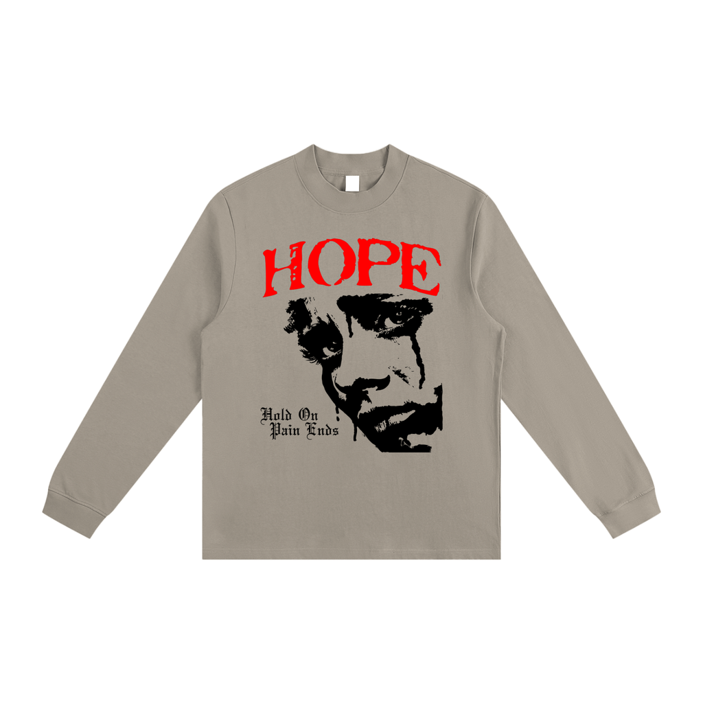 "Hold On Pain Ends" Mock Neck Sweatshirt