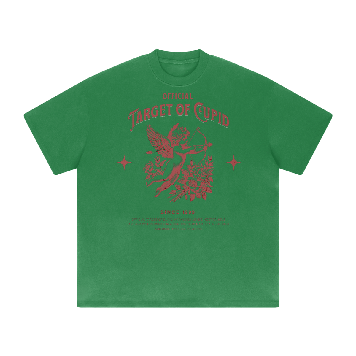 Official Target Of Cupid  Heavyweight  Loose Tee