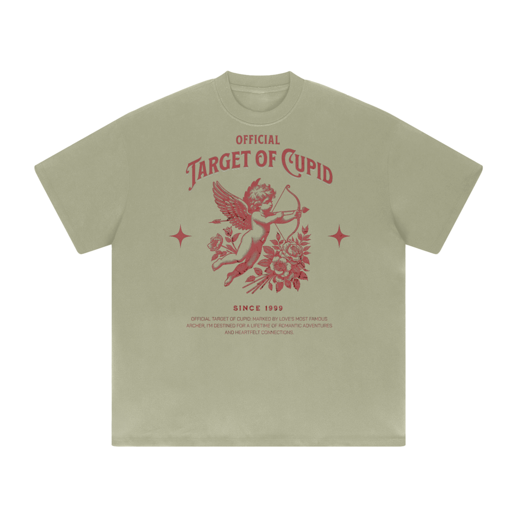 Official Target Of Cupid  Heavyweight  Loose Tee