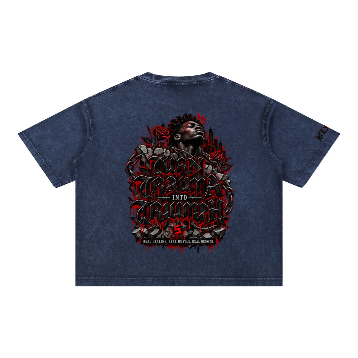 Mineral Wash Boxy Cotton T-Shirt