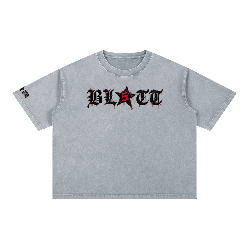 Mineral Wash Boxy Cotton T-Shirt