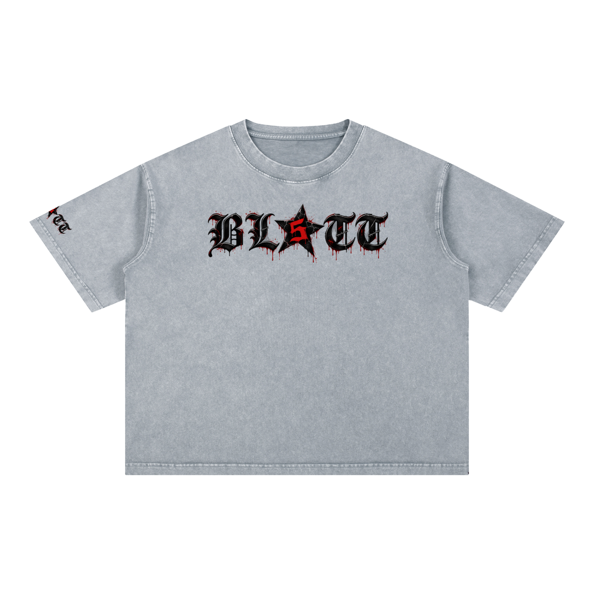 Mineral Wash Boxy Cotton T-Shirt