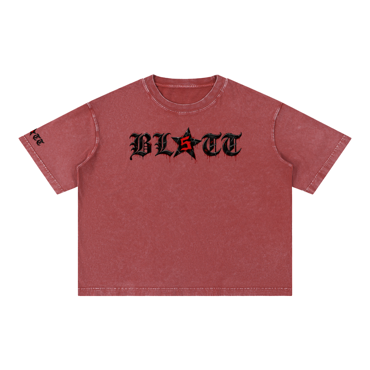 Mineral Wash Boxy Cotton T-Shirt