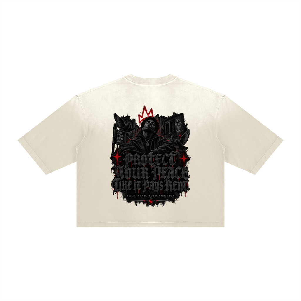 Unisex Vintage Wash Sunfade Boxy T-Shirt