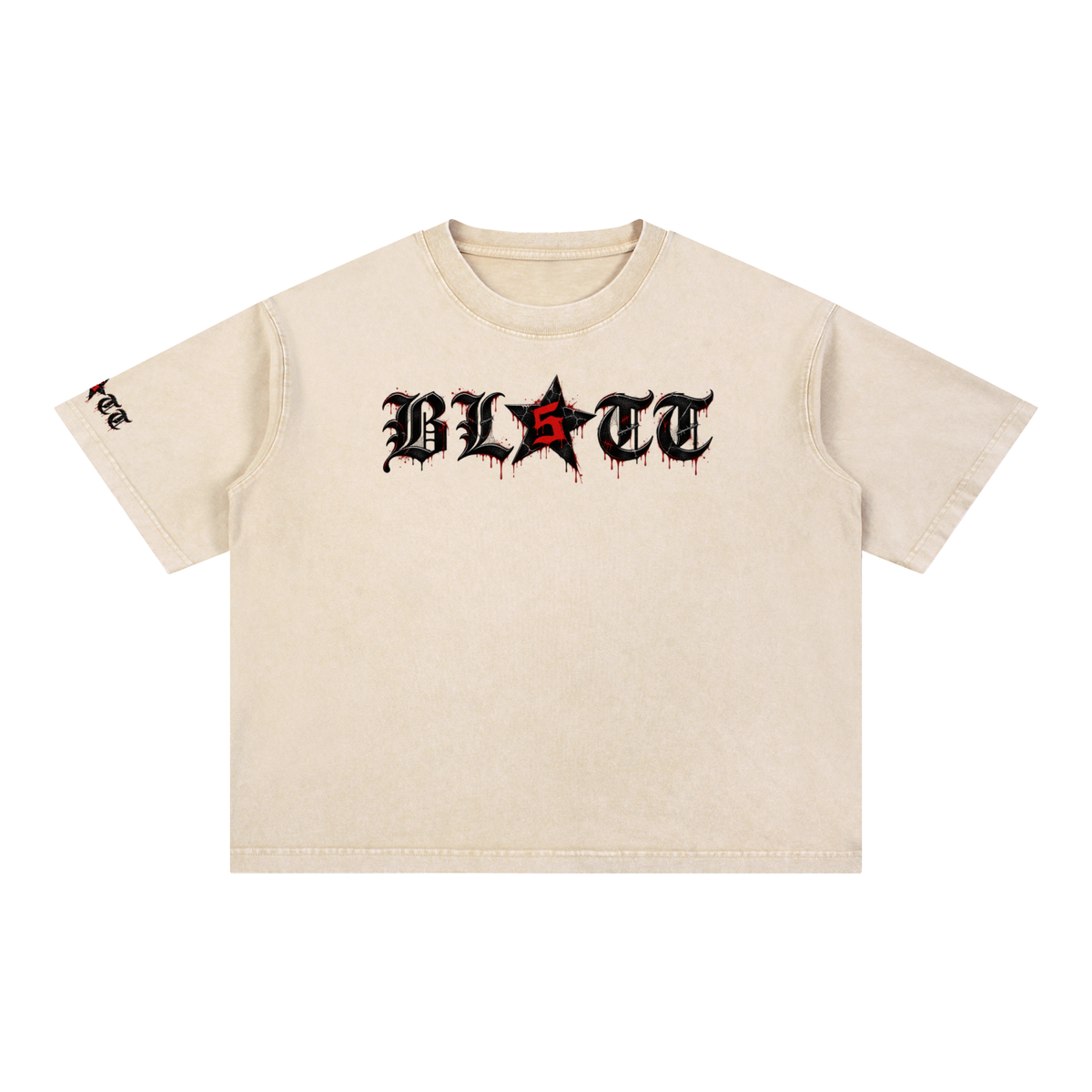 Mineral Wash Boxy Cotton T-Shirt