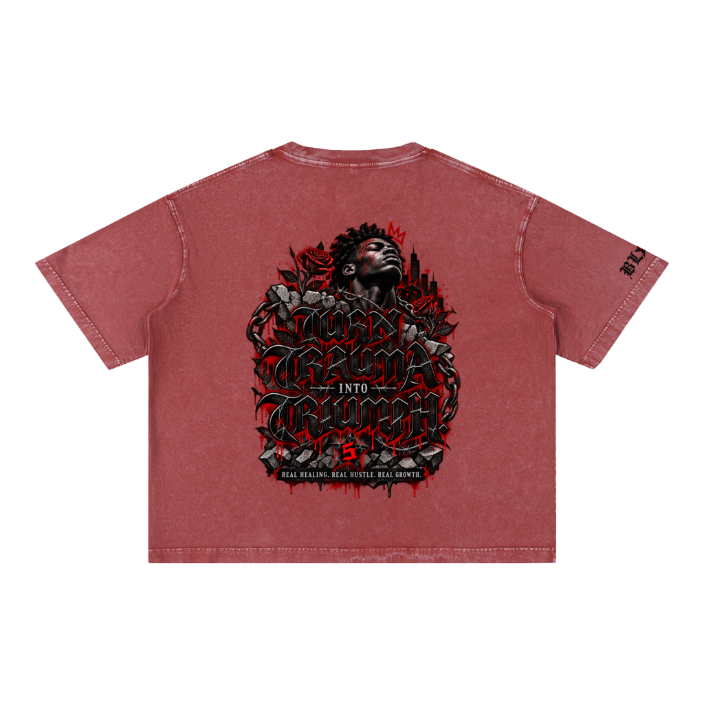Mineral Wash Boxy Cotton T-Shirt